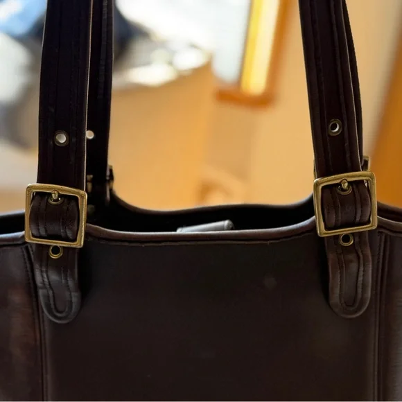 Vintage Coach Legacy Shopper Tote Mahogony - Picture 5 of 9